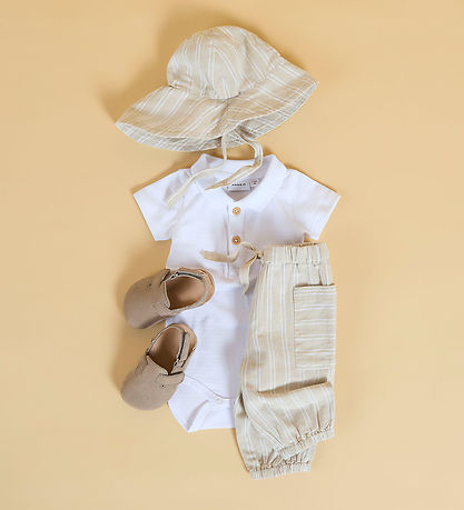 Name It Body k/ä - NbmHofman - Polo - Bright White