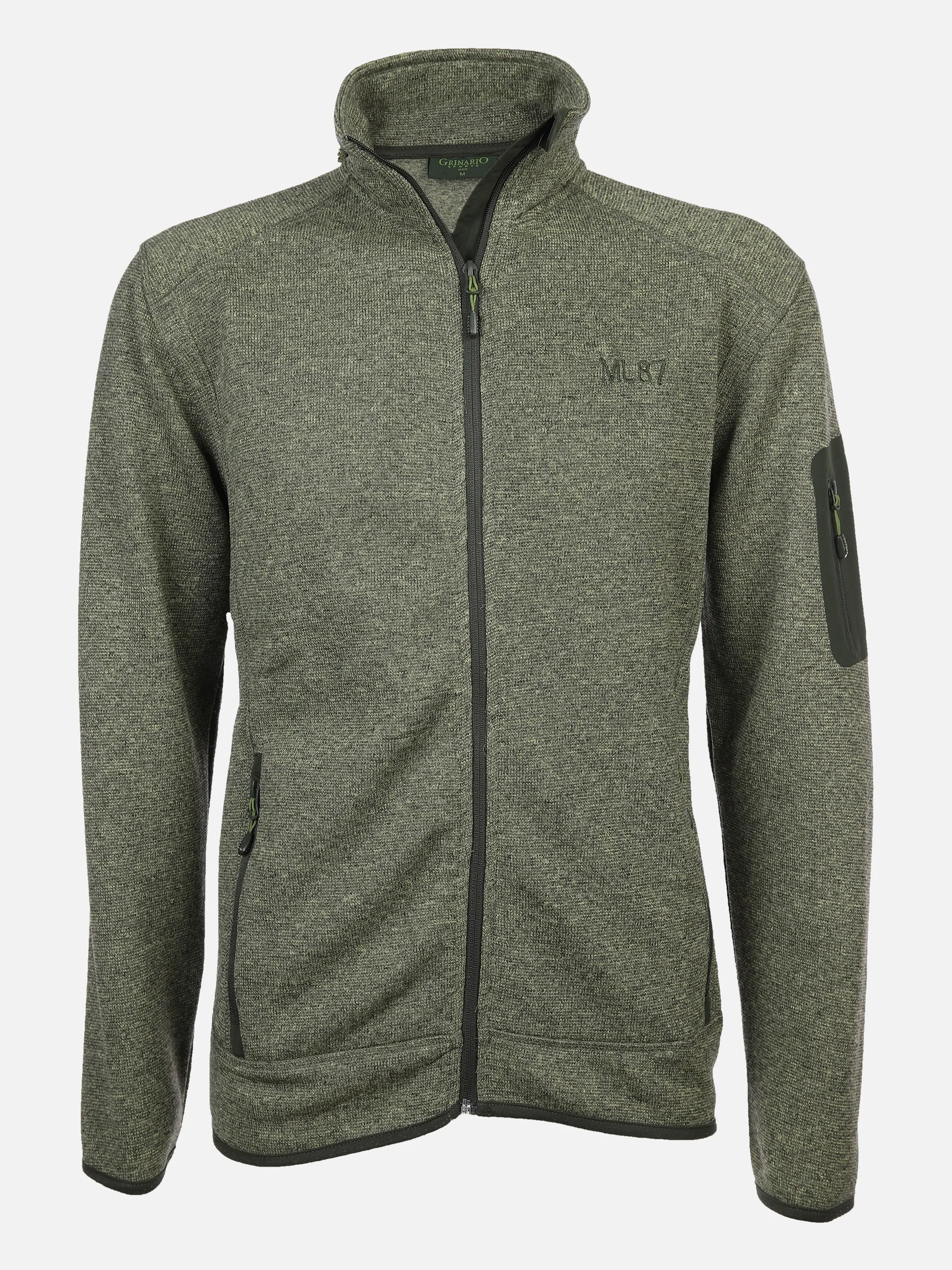 Herren Fleecejacke mit Stickerei
