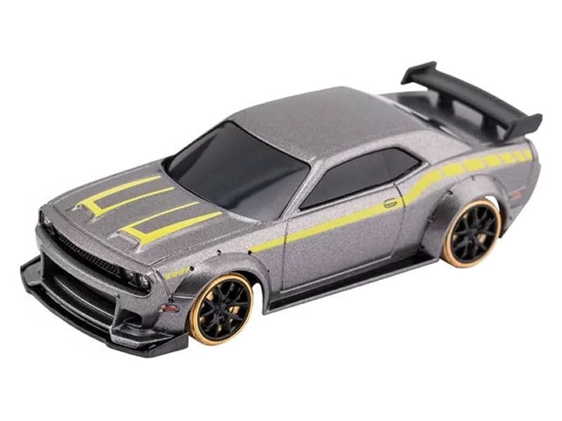Turbo Racing Micro Drift Muscle Car C65, Grau RTR, 1:76 Vollwertiges RC-Auto im micro Format