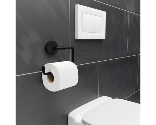 REIKA SAKU toiletrolhouder, matzwart