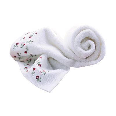 Linge de toilette brodé - 450 g/m²