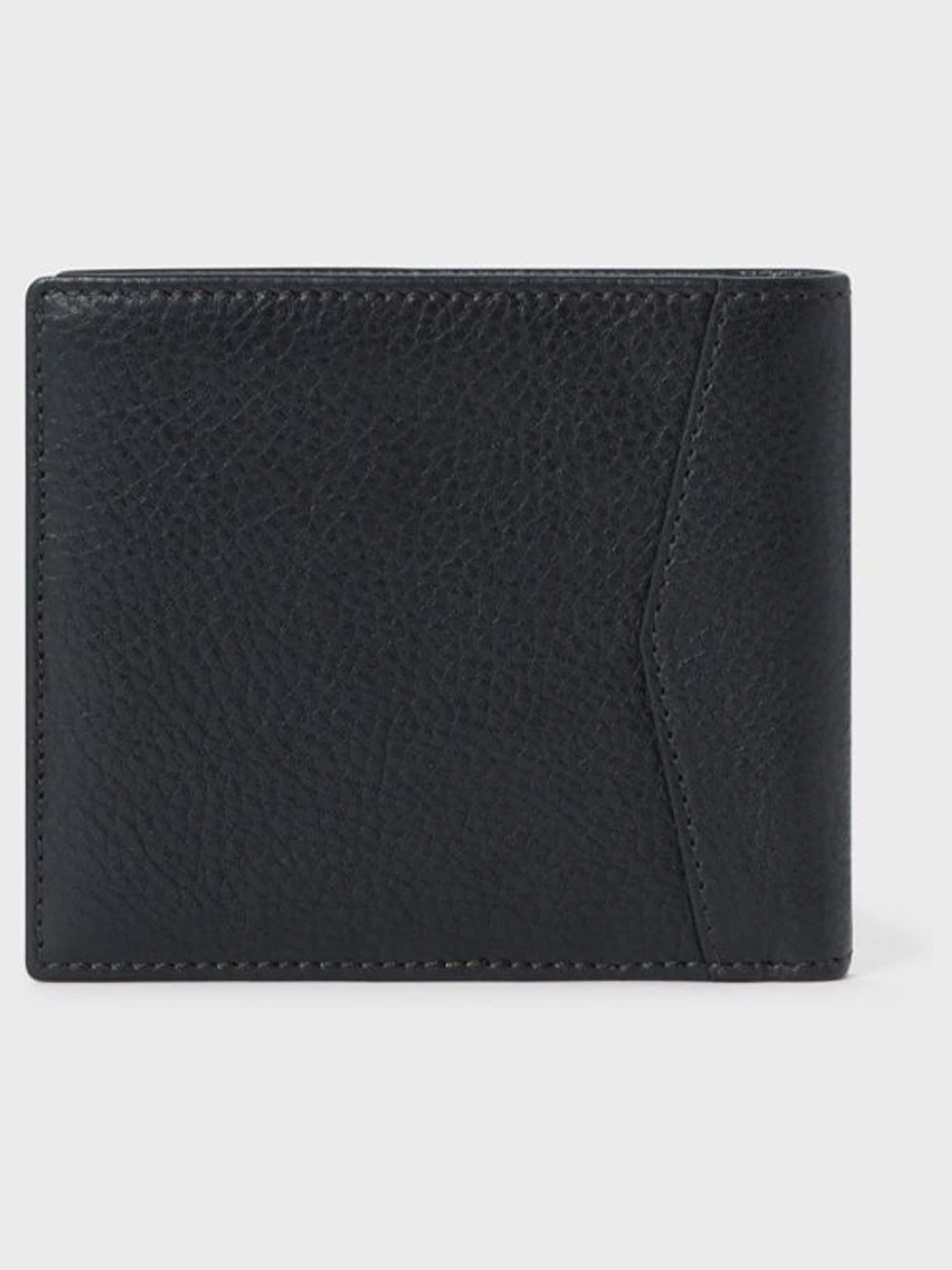 Zwart - Osprey London - The Compass zwarte leren pasjeshouder