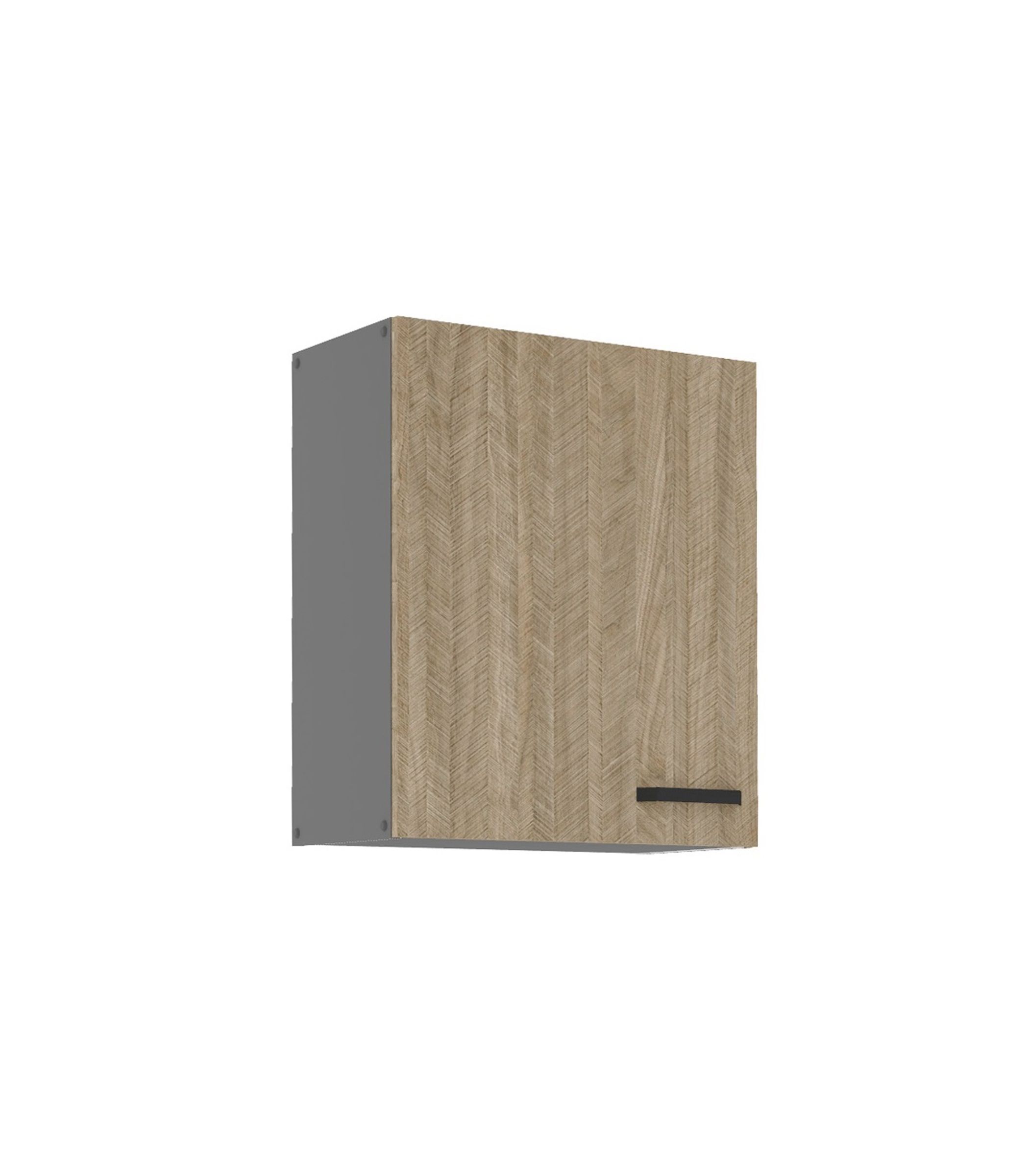 Küche SCANDI Hängeschrank 60 cm Fischgrät Küchenzeile Küchenblock Einbauküche
