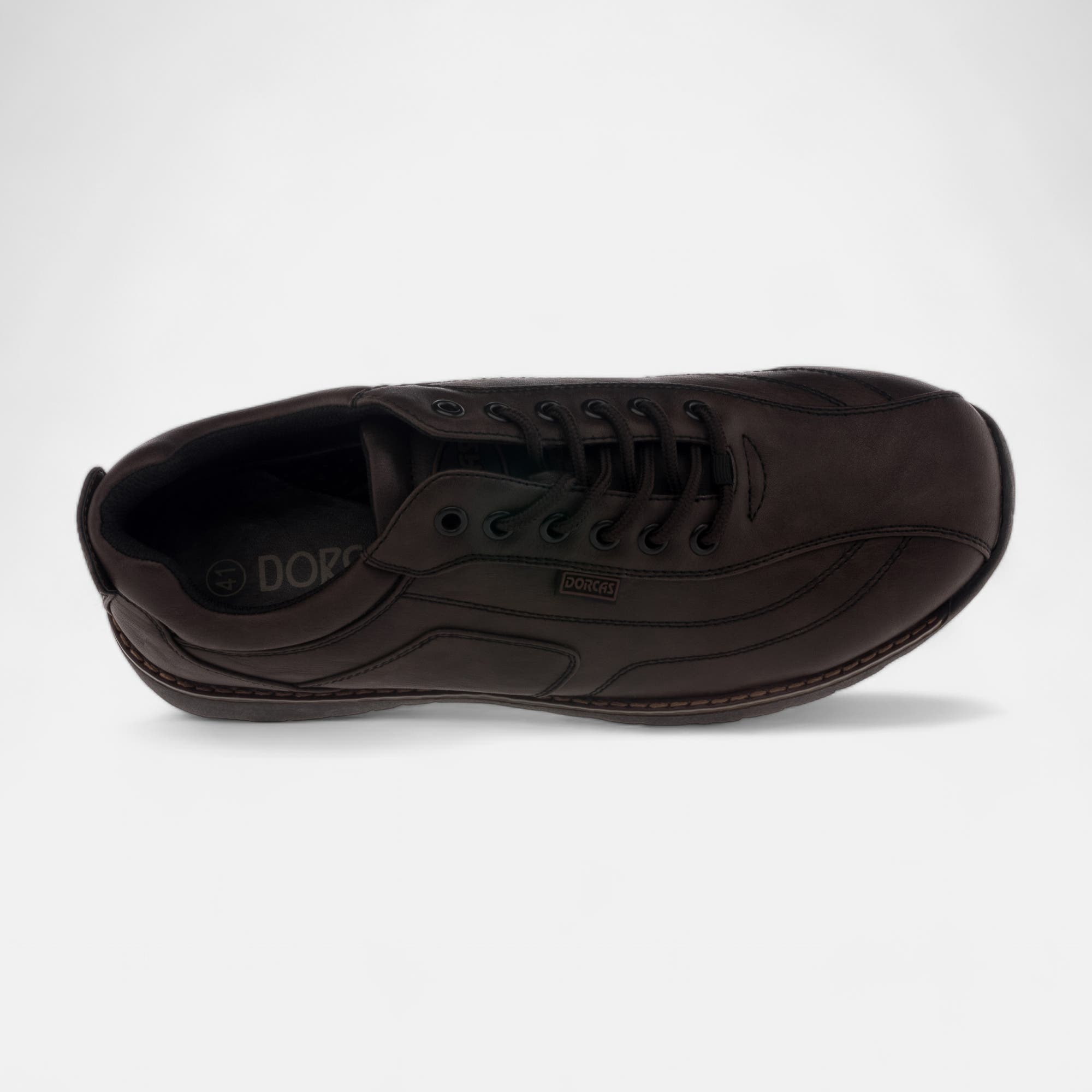 Derbies pieds sensibles Homme marron
