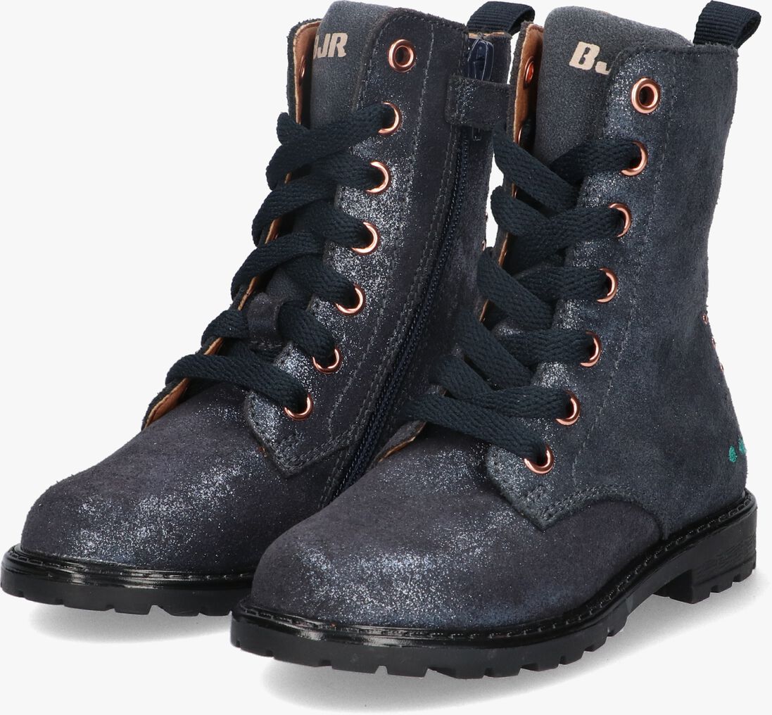 BUNNIESJR blauwe bunniesjr biker boots hannah happy