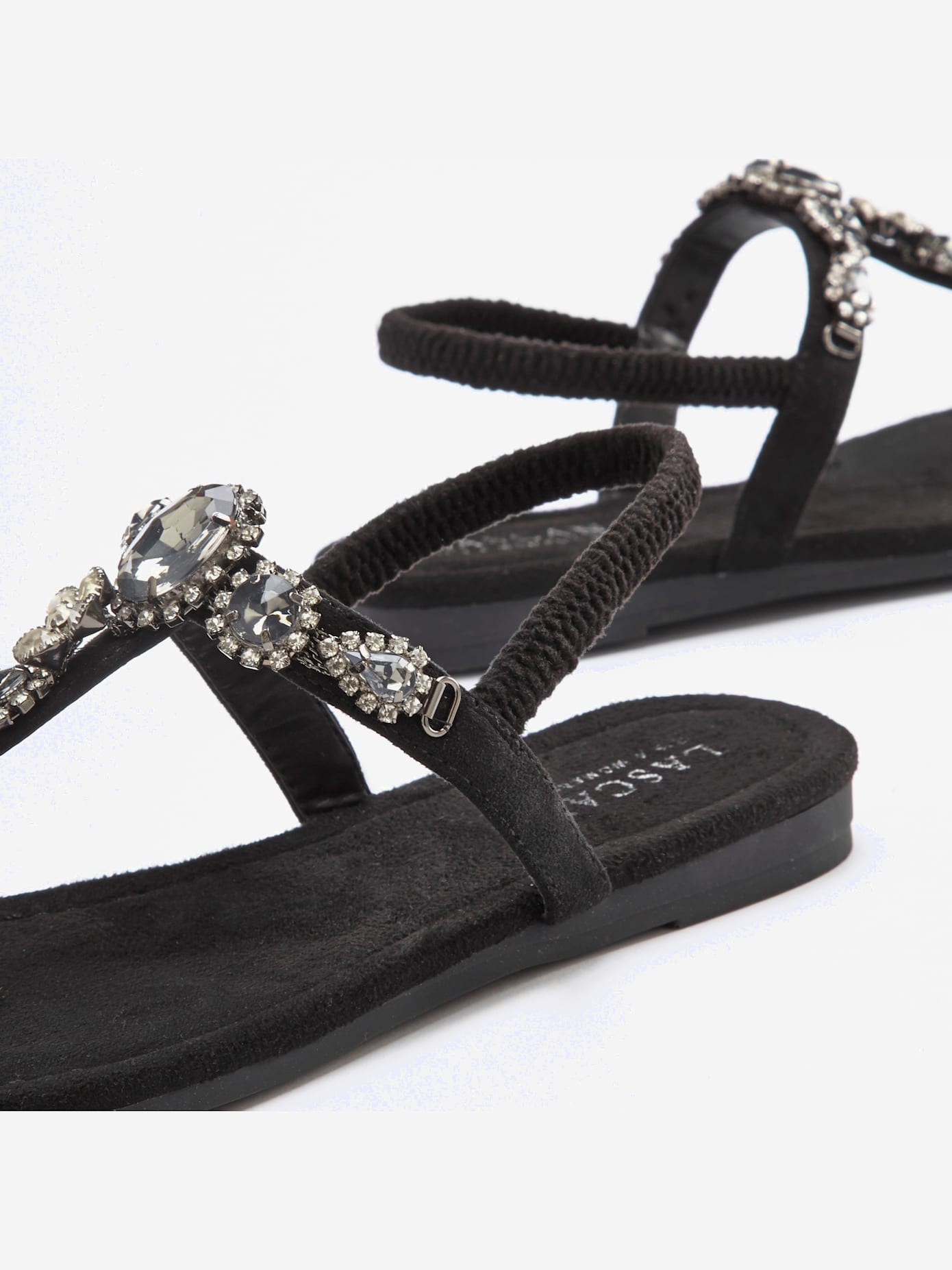 Tongs pierres fantaisie tendance