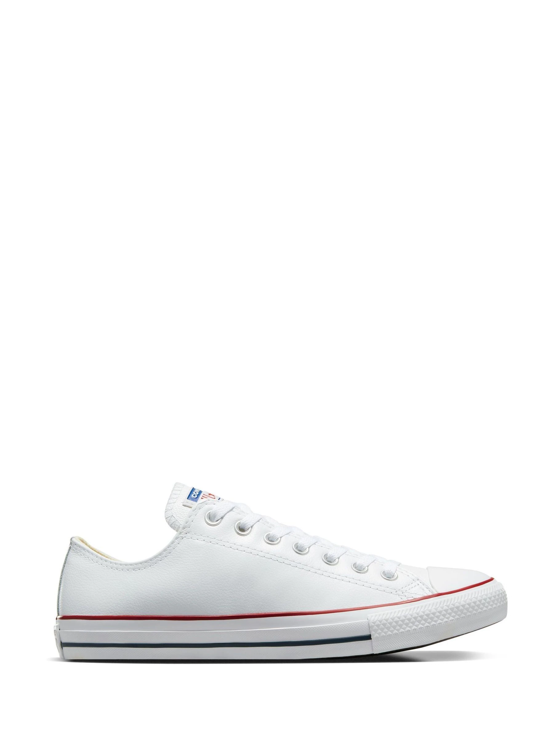 Wit - Converse witte leren Chuck Ox sneakers