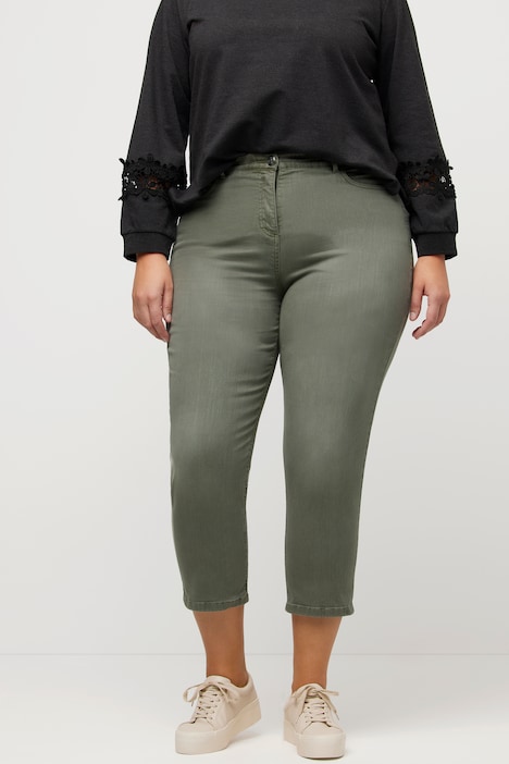 Mom-Colorjeans, 7/8-Länge, 5-Pocket-Schnitt