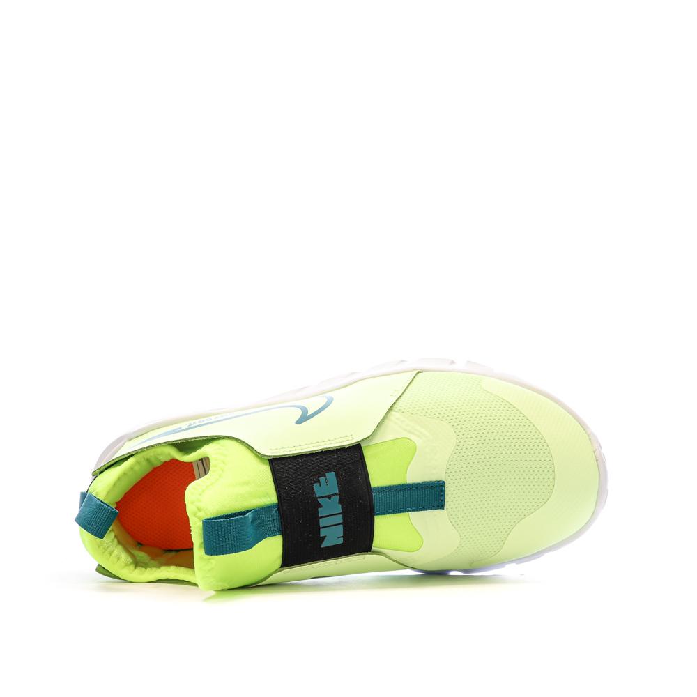 Nike Baskets Garçon Jaune Fluo Nike Flex Runner 2