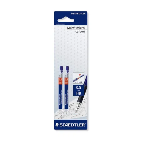 STAEDTLER® 250 Feinmine Mars micro carbon, HB, 2 Stück