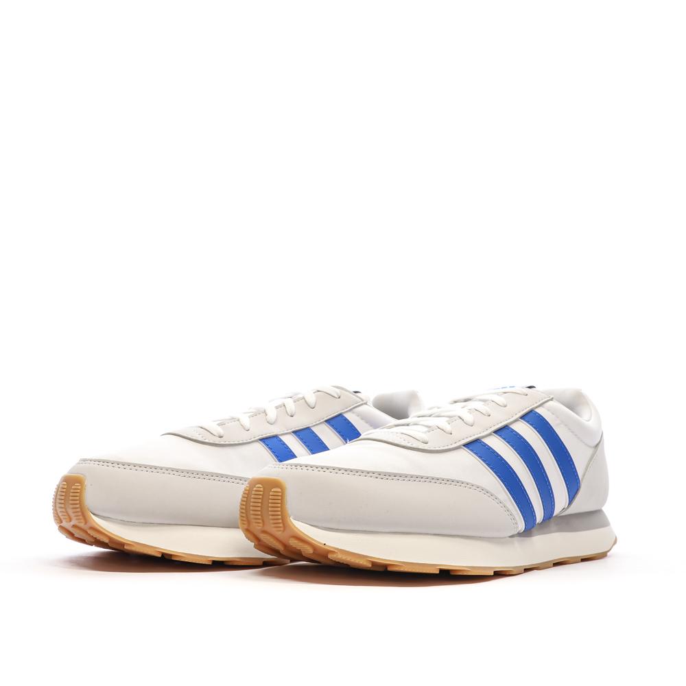 Adidas Baskets Blanc/Gris Homme Adidas Run 60s 3.0