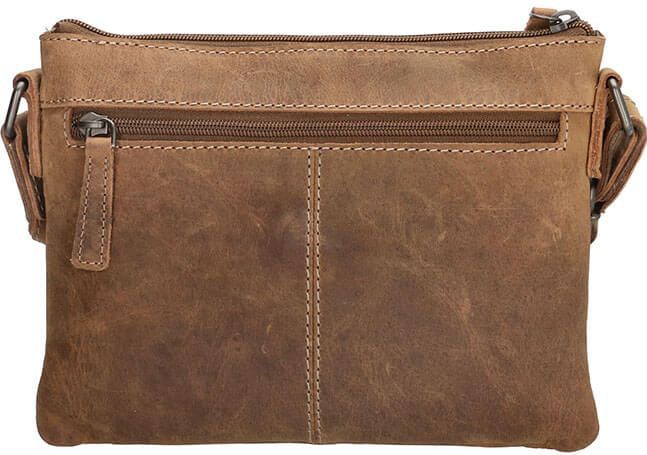Hide & Stitches - Idaho - Schoudertas - Bruin - Leer