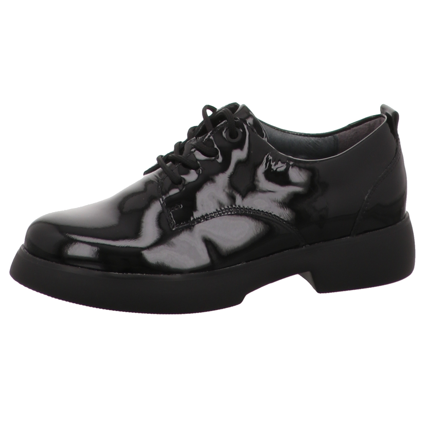 Waldläufer Schnürhalbschuh schwarz