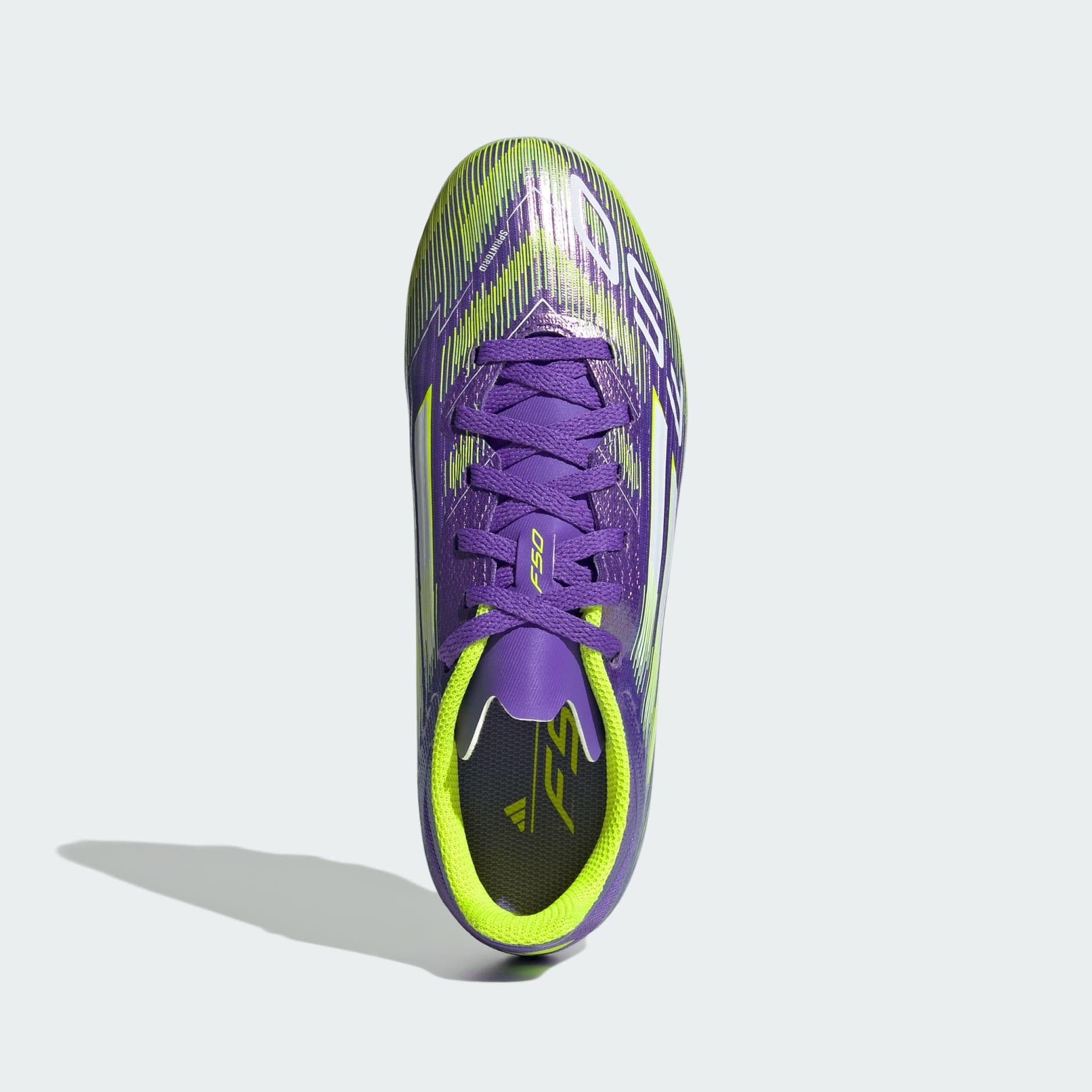 F50 League MG Junior Purple Rush/Cloud White/Lucid Lemon