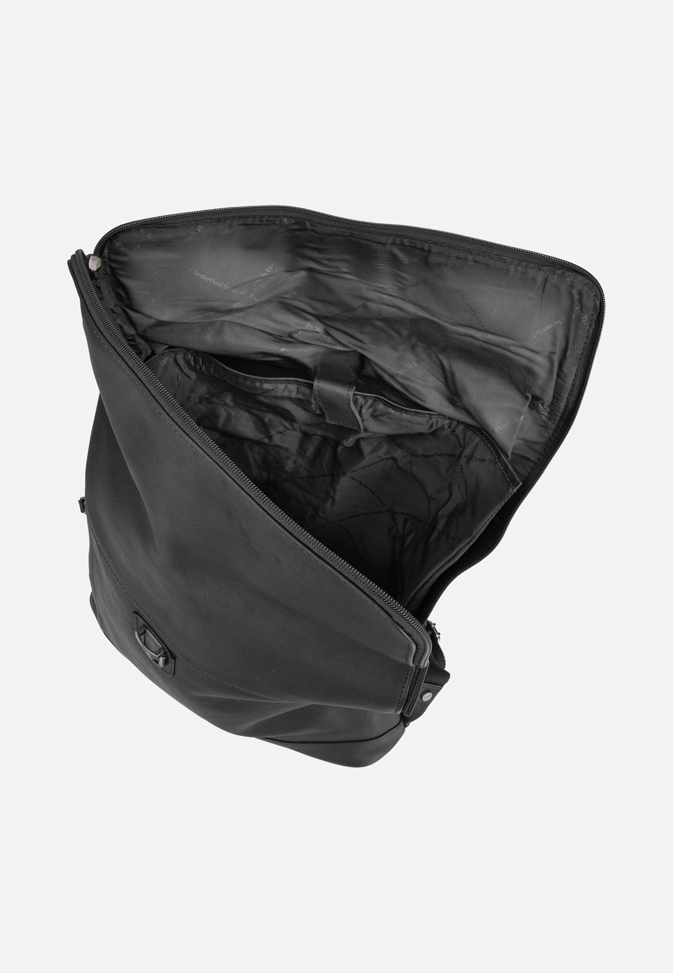 Larsson 0338 Black - Rolltop Rucksack