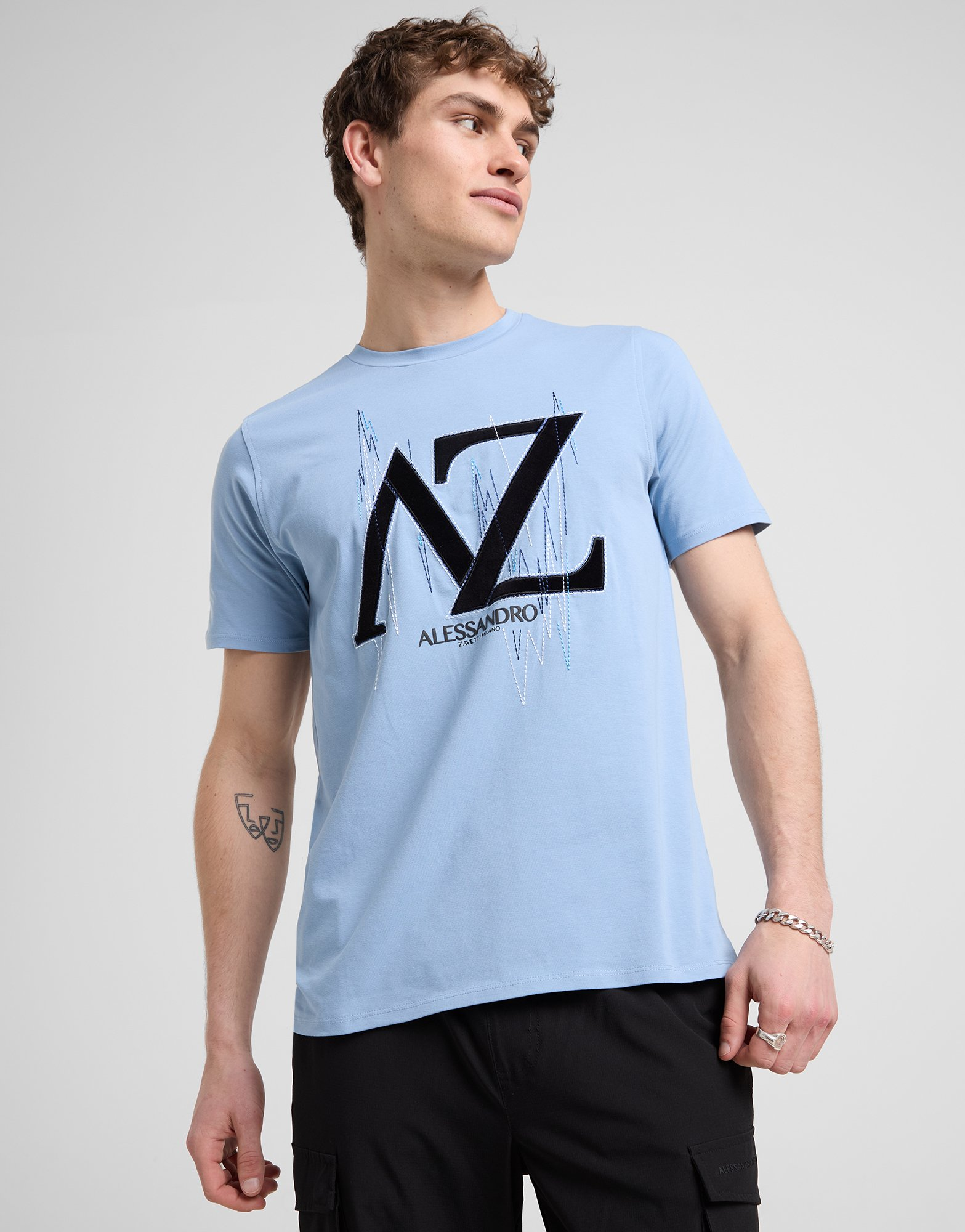 Alessandro Zavetti T-shirt Soundwave Homme