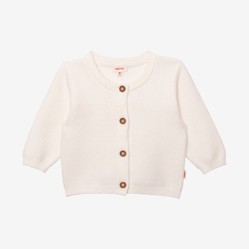 Cardigan bébé tricot écru beige Catimini Beige