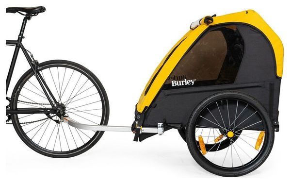 Remorque Enfant Burley Bee Biplace Jaune