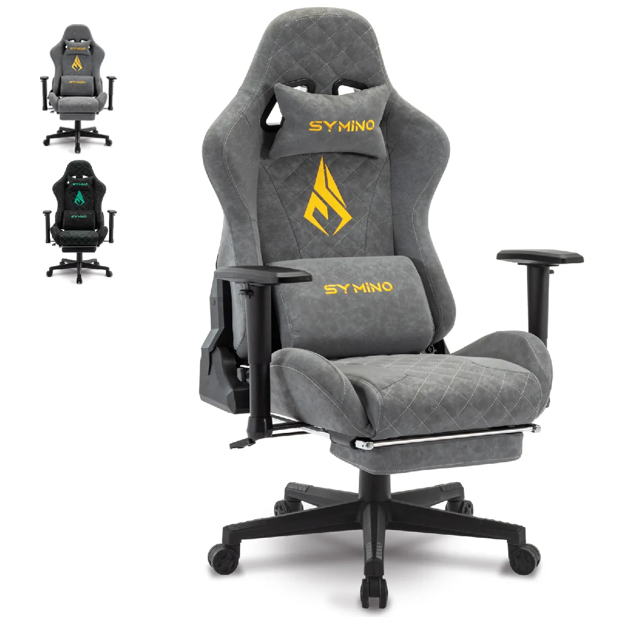 Vidaxl Chaise de jeu Symino FG - Noir