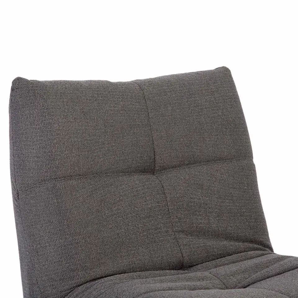 Fauteuil Donkergrijs - Draaibaar & Relaxfunctie - Lazy