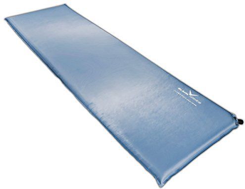 Black Crevice zelfopblaasbare luchtmatras, medium blauw, 10 cm