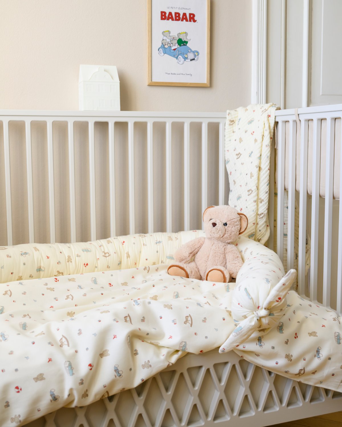 Sengetøy Barn 100×140 – Sateng, Øko Bomull | Bedding Junior