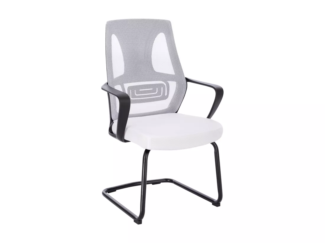 Chaise de conférence à piétement luge