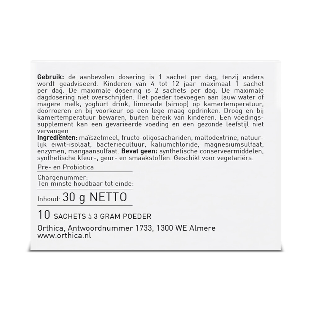 Orthica Orthiflor Plus Probiotica10 sachets