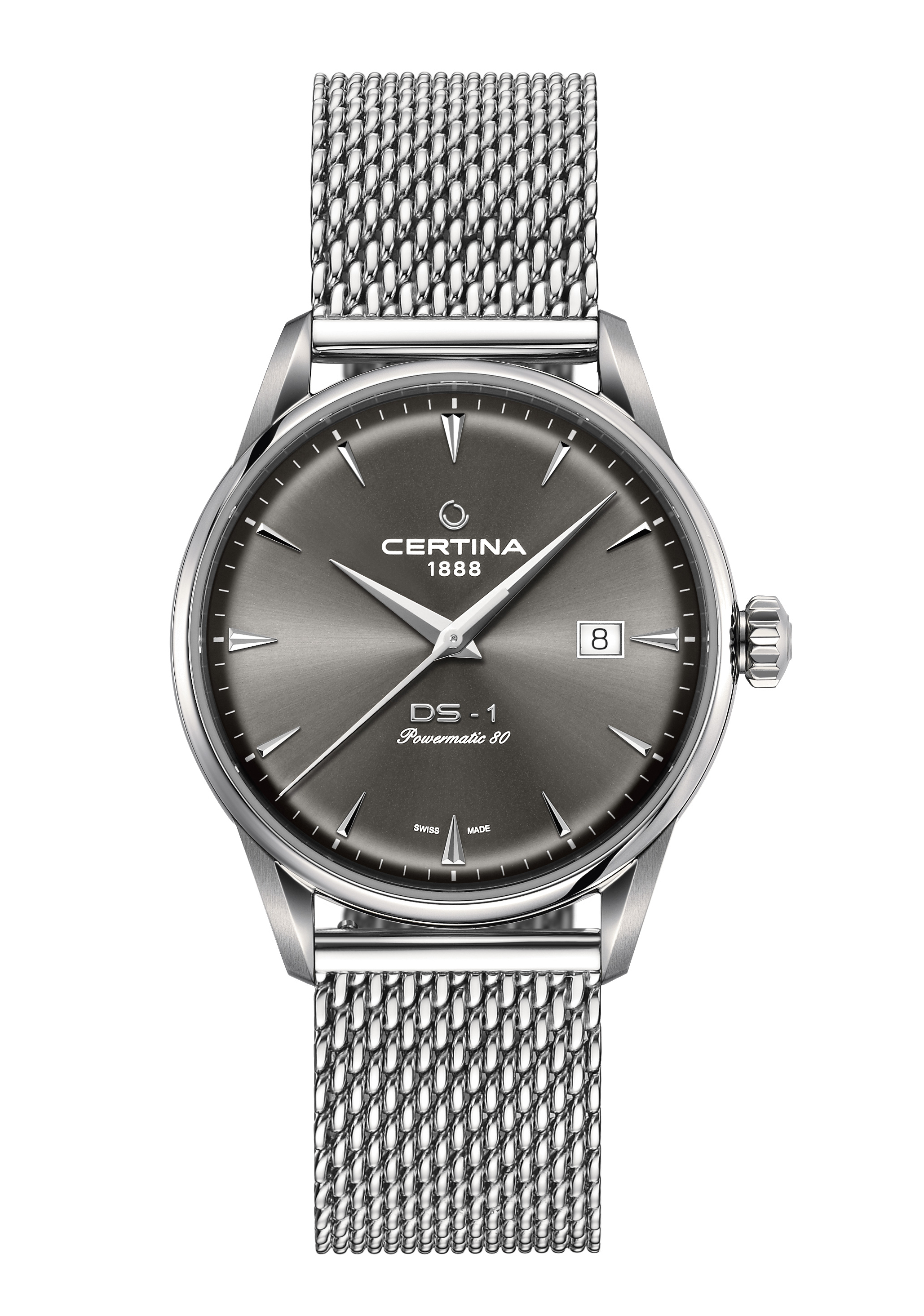 Certina DS-1 Powermatic 80 Herrenuhr Anthrazit