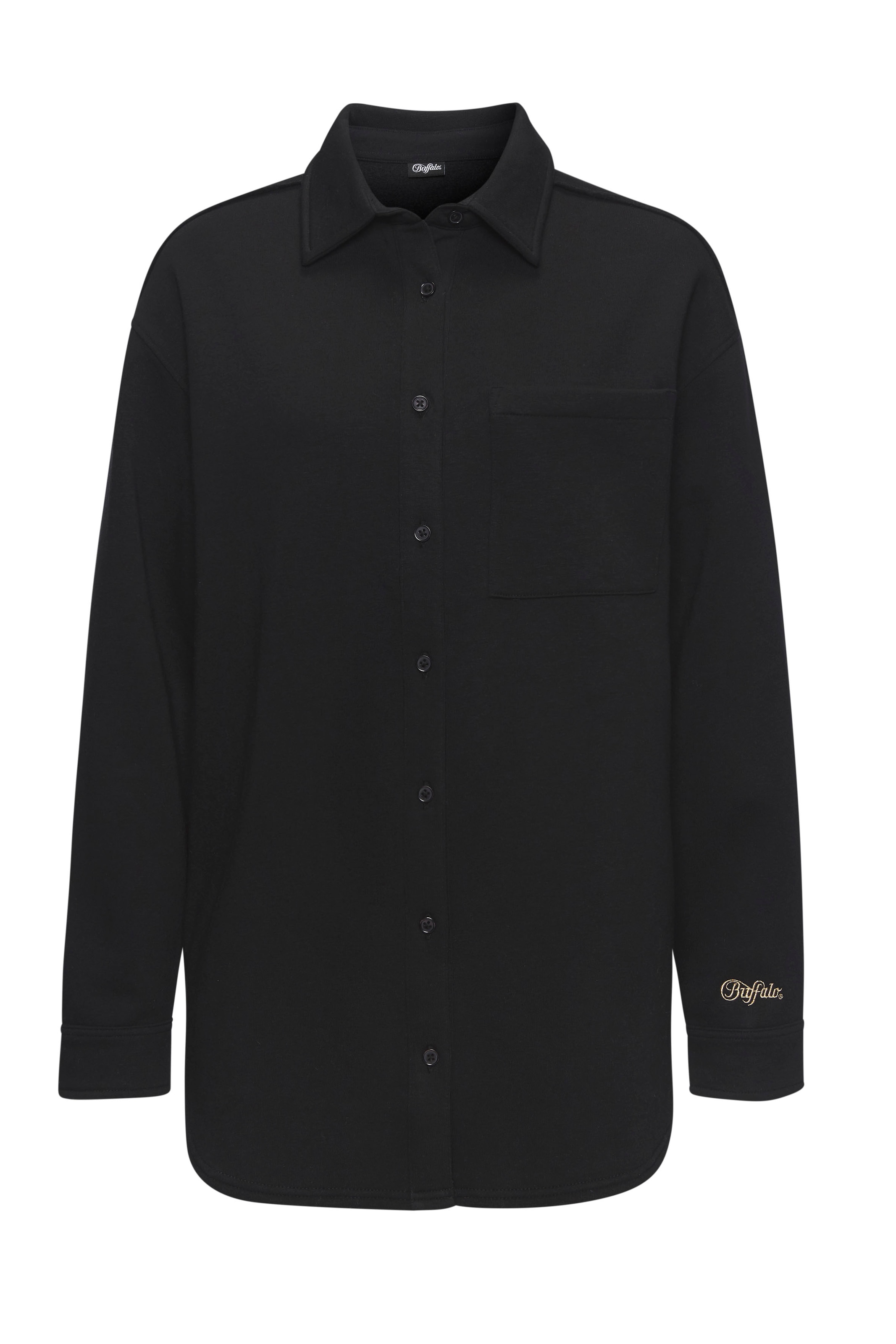 Buffalo Blusenshirt , mit Logostickerei