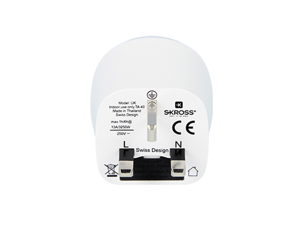 ADAPTADOR SKROSS 1.500230-E EUROPE TO UK