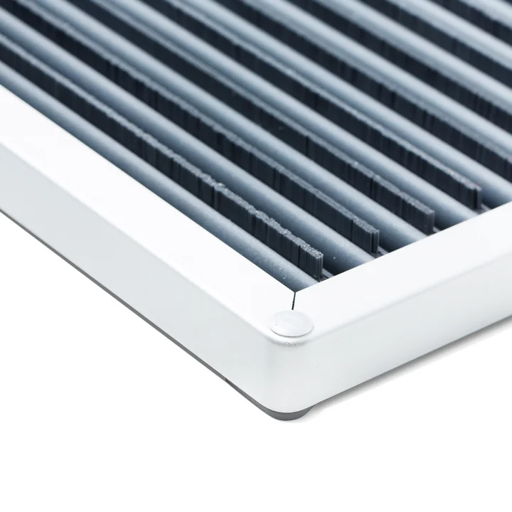Rizz - Fussmatte door-line, 87 × 44 cm, anthrazit