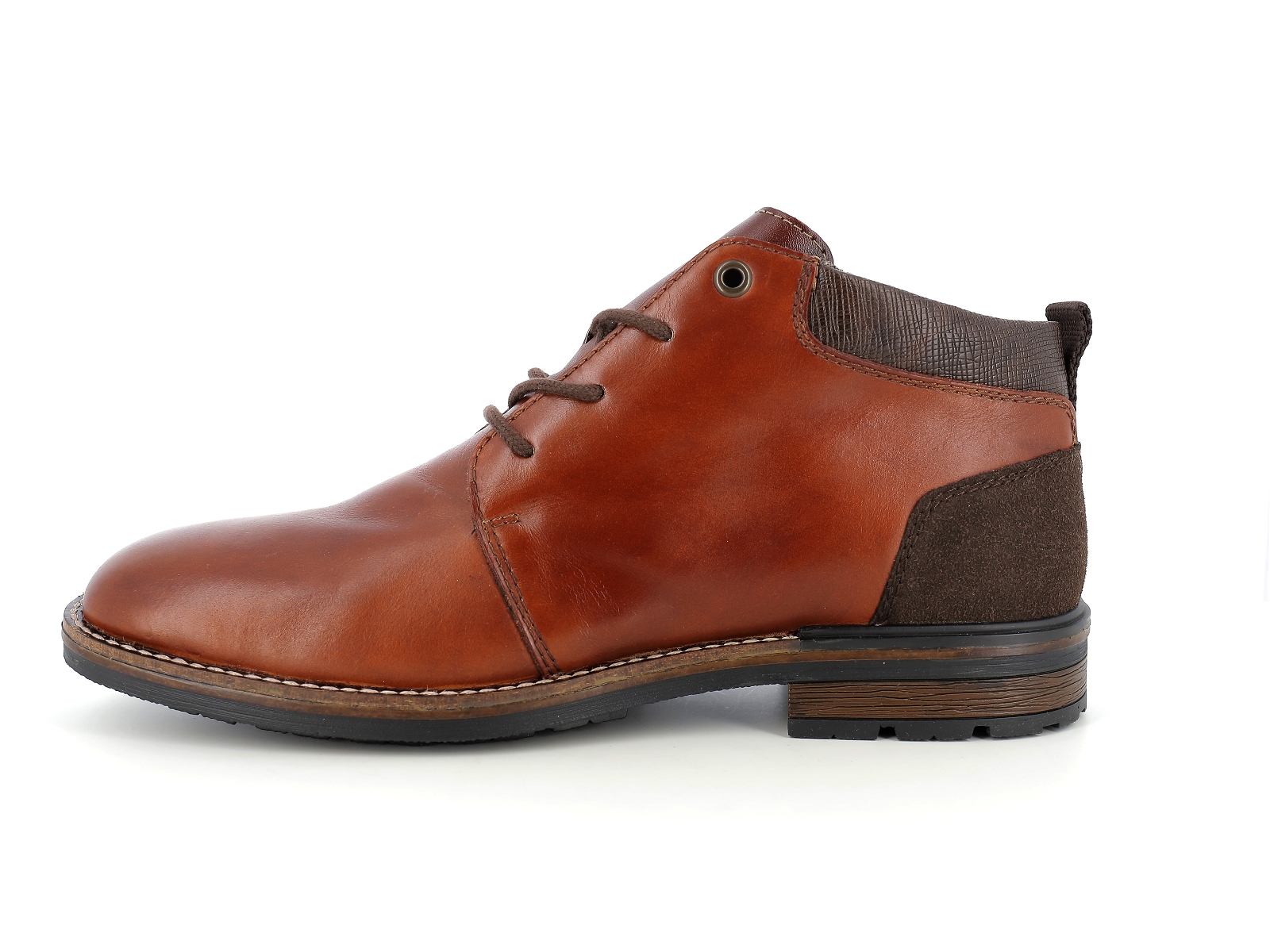 Rieker-B1301 Cuir Cognac