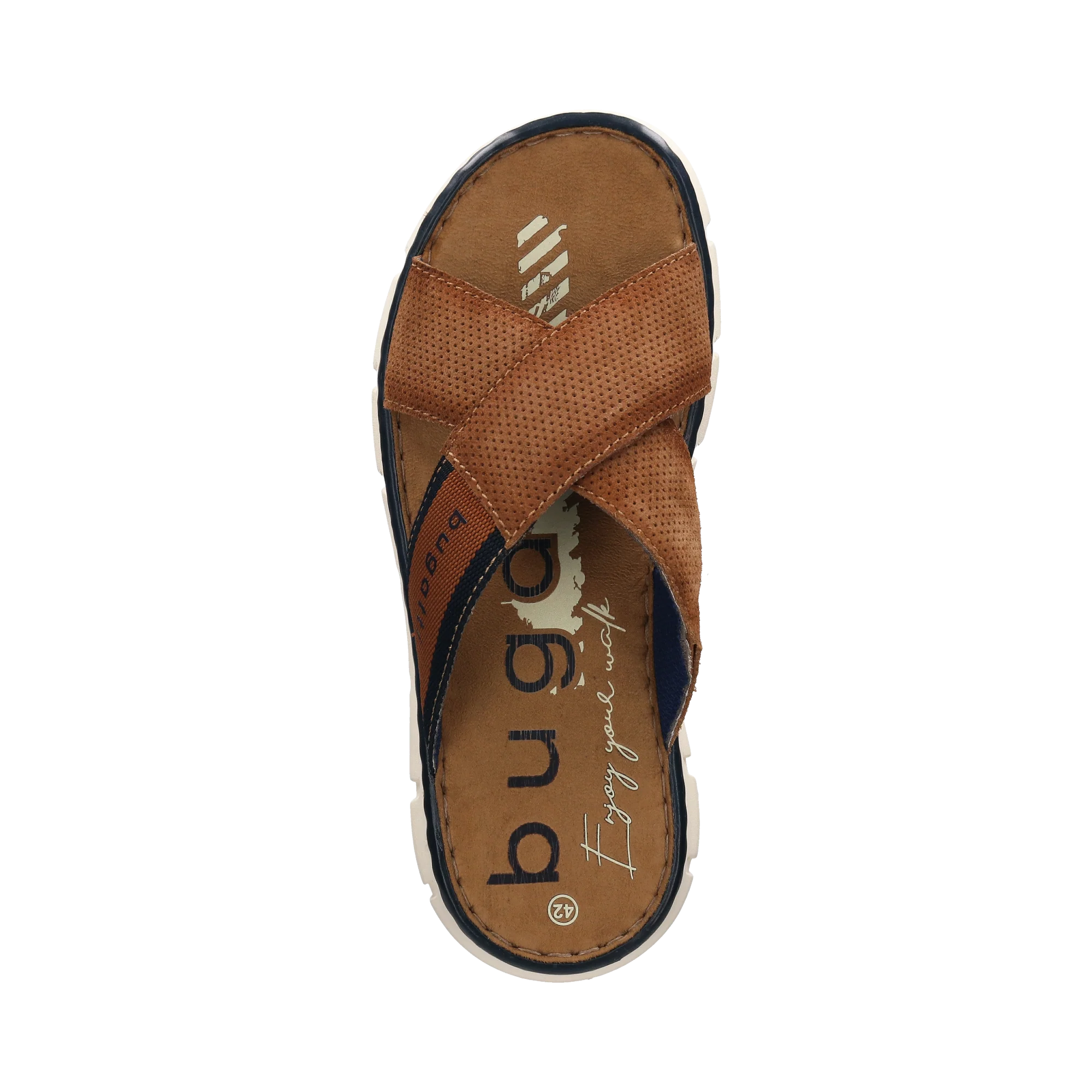 Pantoletten cognac