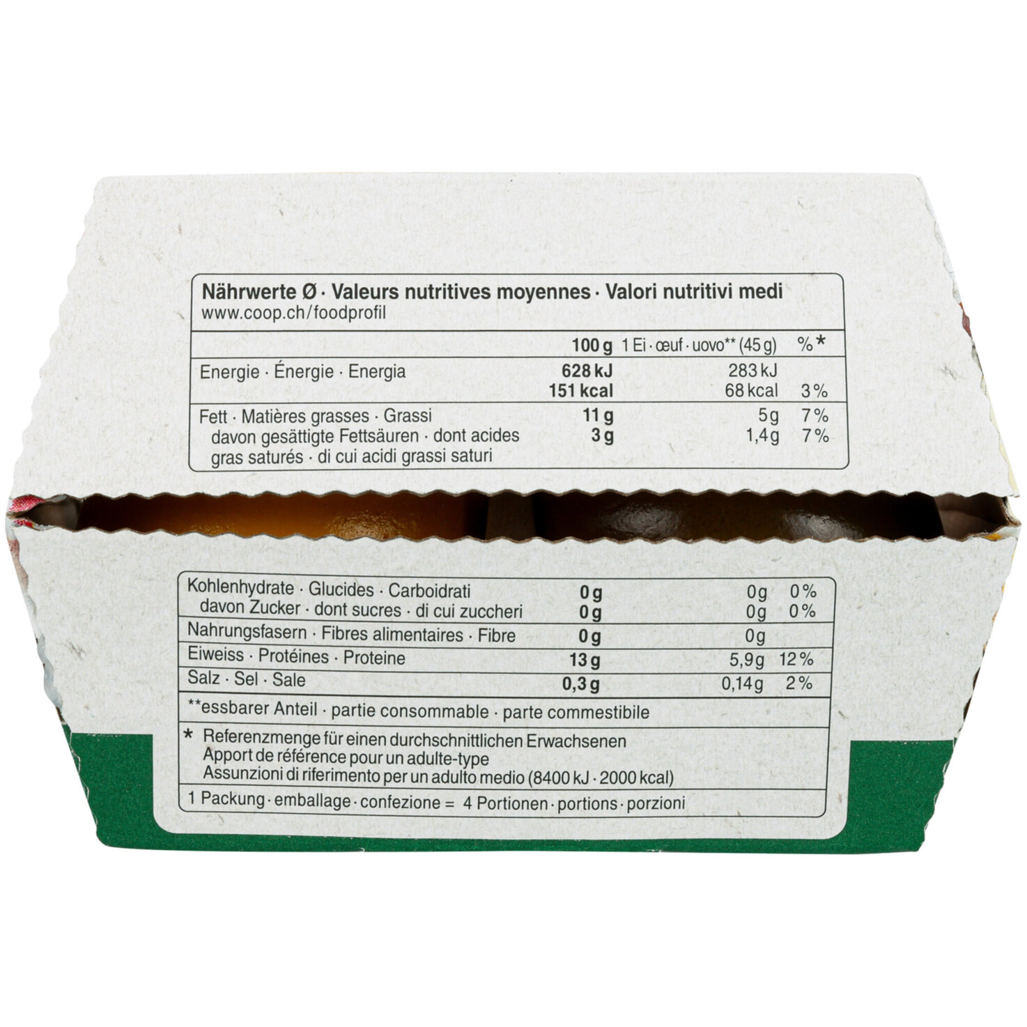 Naturaplan Bio Schweizer Pic-Nic Eier 50g+ 4 Stück