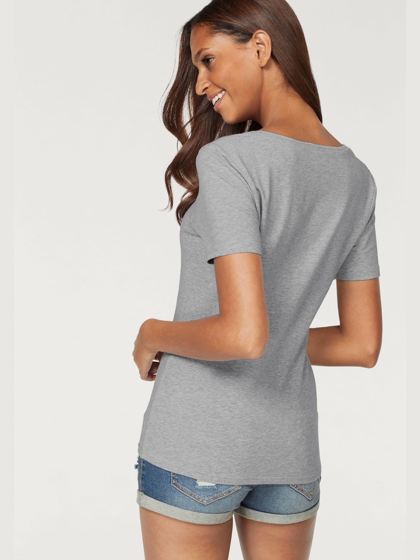 T-shirt à manches courtes t-shirts vivance en lot de 2