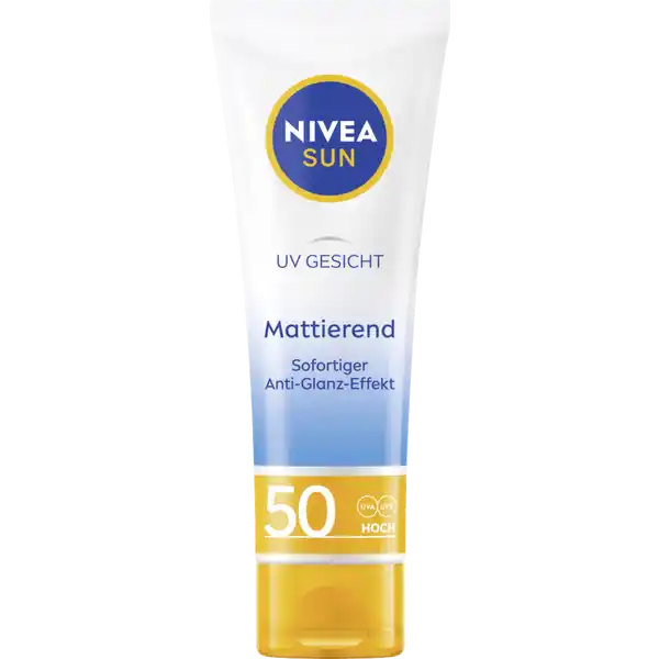 UV Gesicht mattierender Sonnenschutz LSF 50