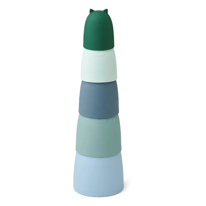 Liewood Jouets à empiler en silicone Anneli | Bleu