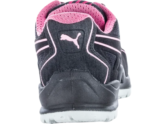 Chaussures de sécurité femme S1P ESD Puma Fuse TC basses noir/rose