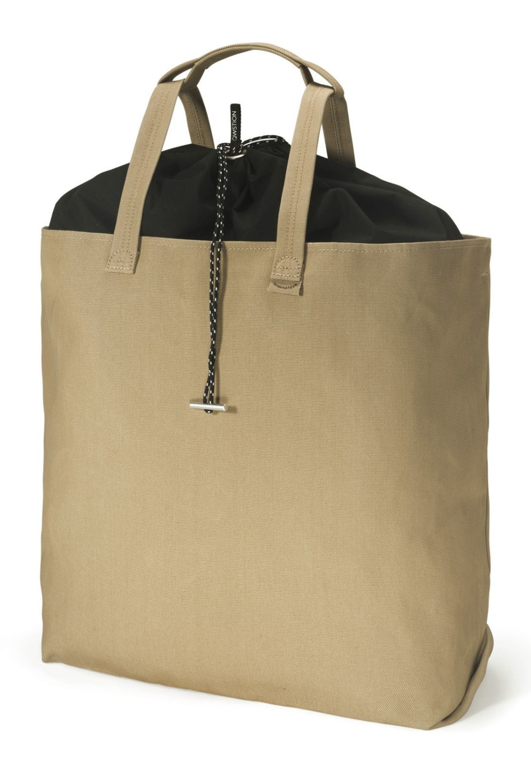Qwstion Bananatex Tote Bag XL Sand / Raven