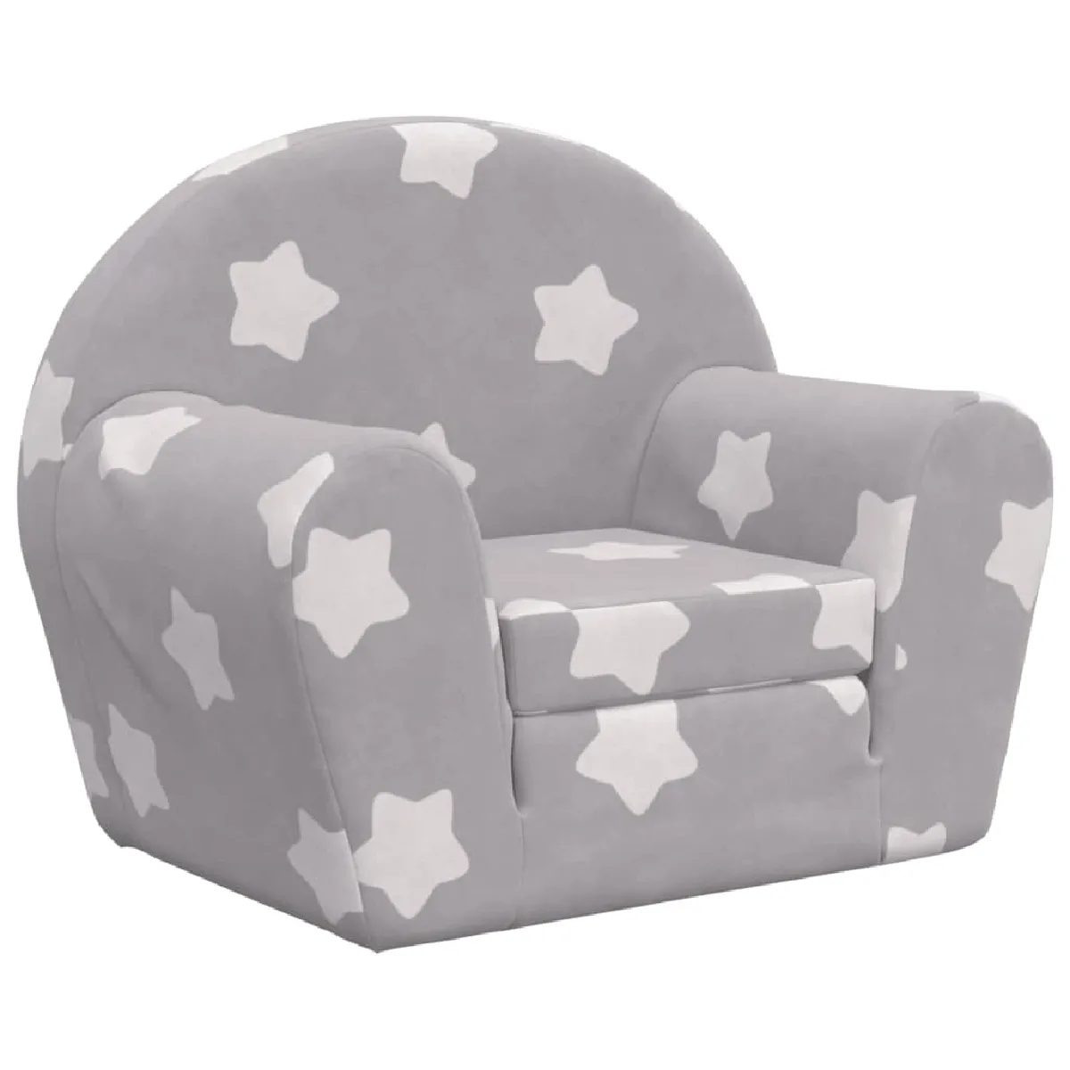 vidaXL Canapé-lit pour enfants - Gris clair