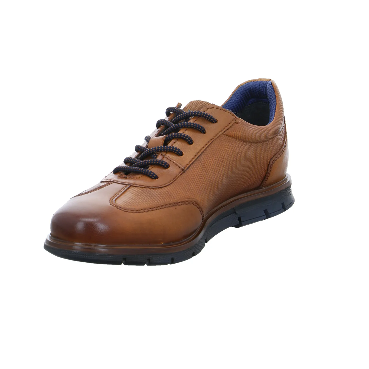 BUGATTI SHOES Halbschuhe Sneaker Cognac Leder