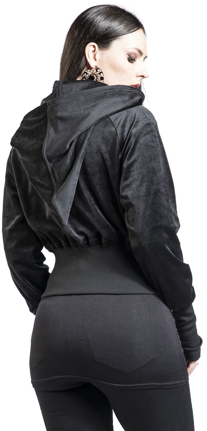 Sweat à capuche Sof Nicki | Gothicana by EMP Sweat-shirt zippé à capuche