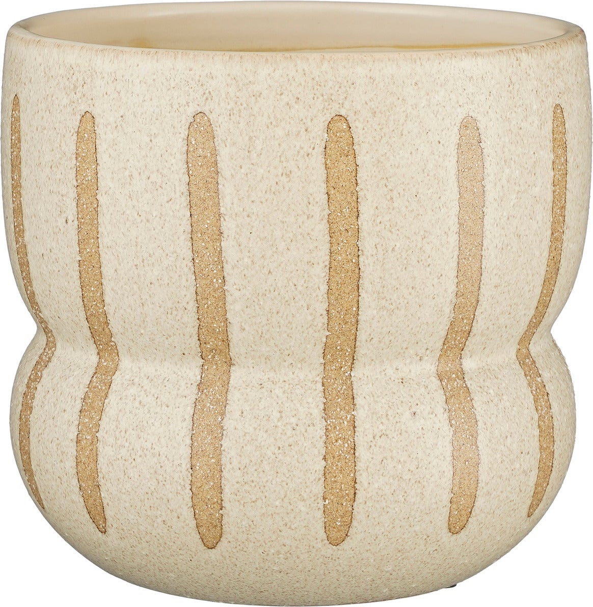 Mica Decorations bloempot Ibis crème D 20 H 19 cm
