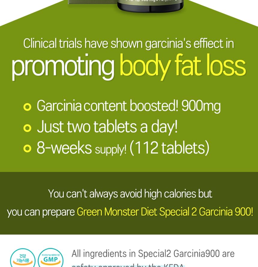 GREEN MONSTER - Diet Special 2 Garcinia 900
