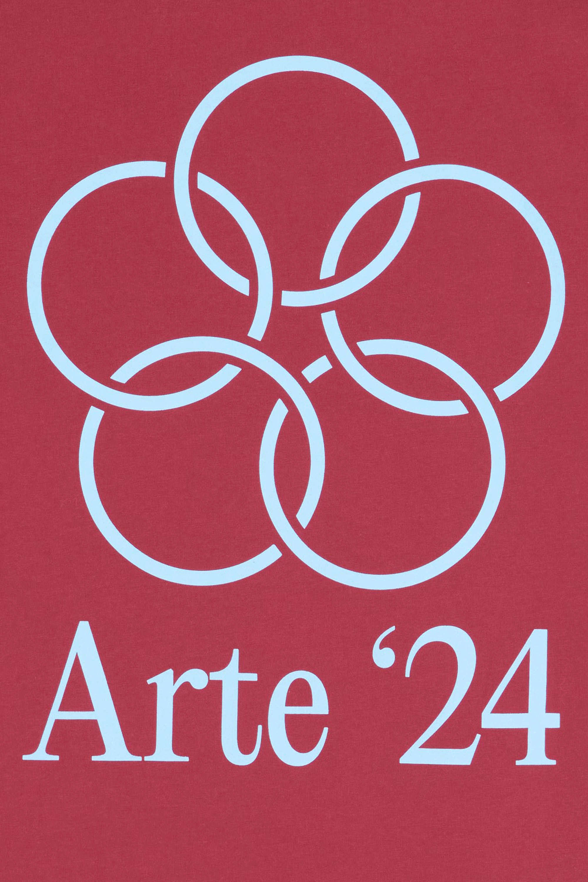 ARTE ANTWERP T-shirt Teo Back Rings T-shirt Rouge