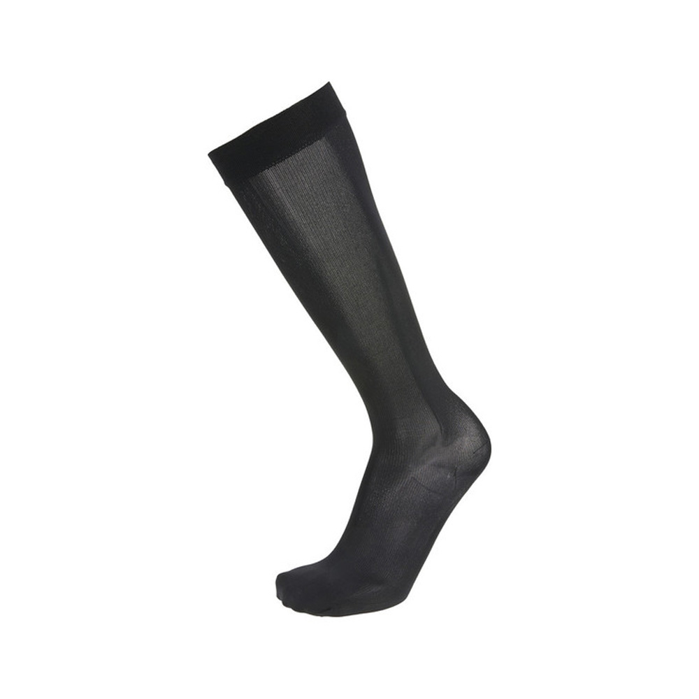 (Gr. L) Flight Support Unisex Reise Kompressionsstrümpfe (802) - Schwarz