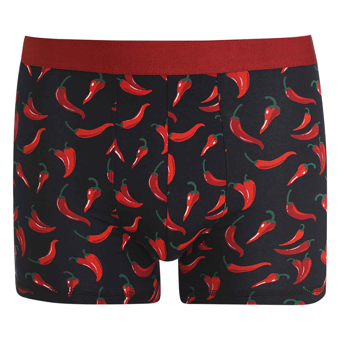 VanVaan Herren Retroshorts mit Peperoni-Print schwarz