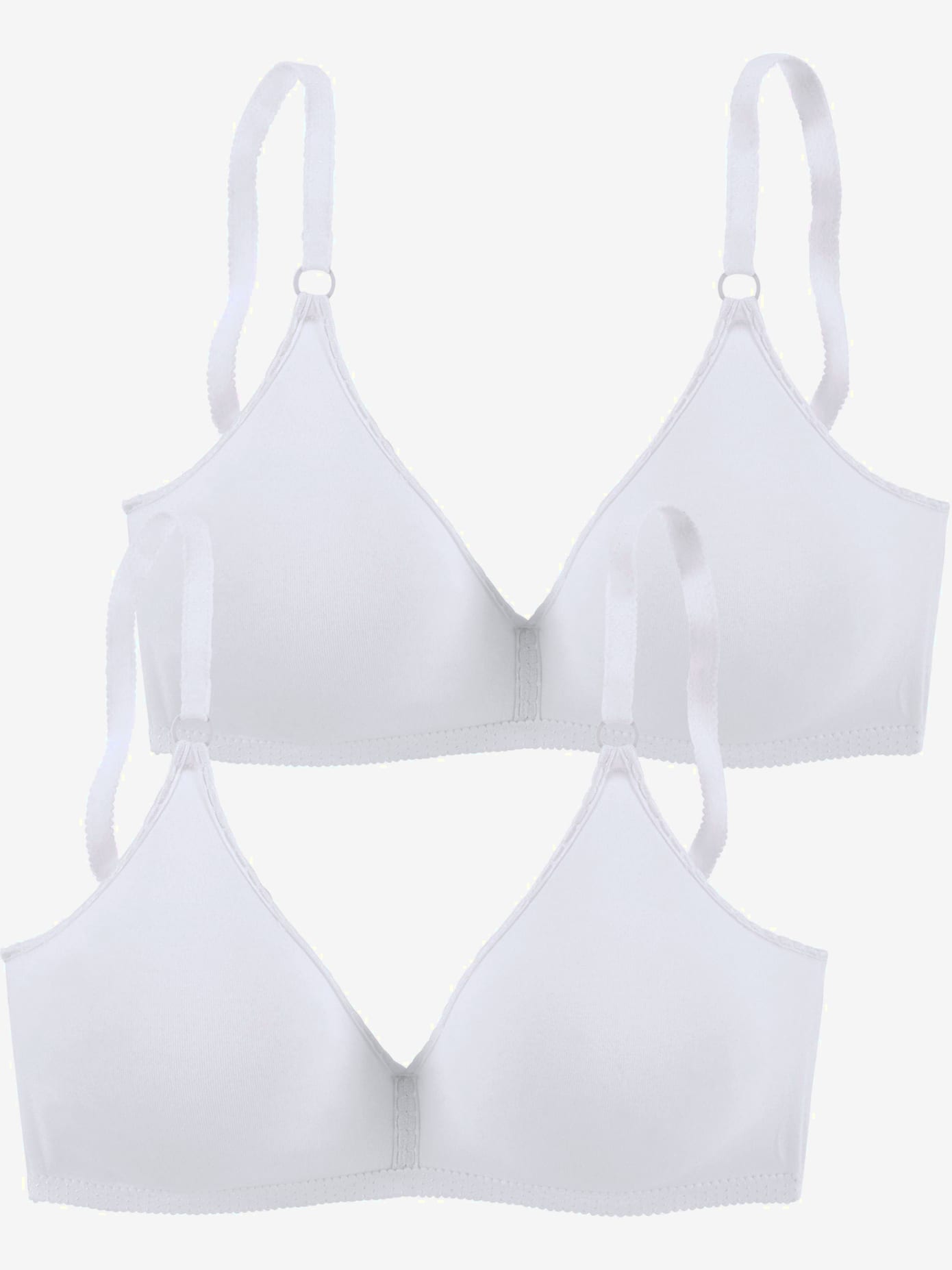 Soutien-gorge bralette lot de 2 soutiens-gorge bralette petite fleur en coton agréable à porter