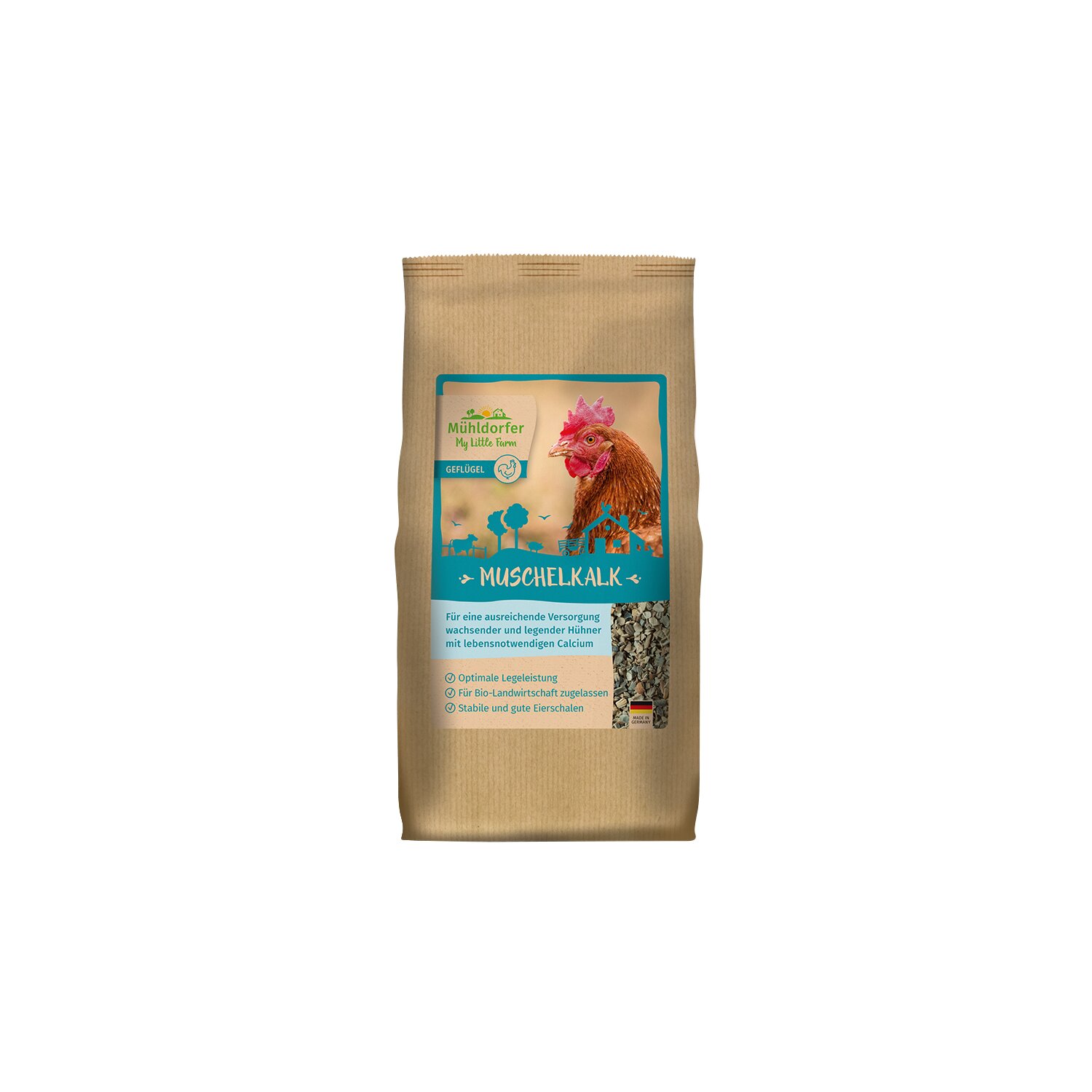 My little Farm Bio-Muschelkalk  - 2 kg
